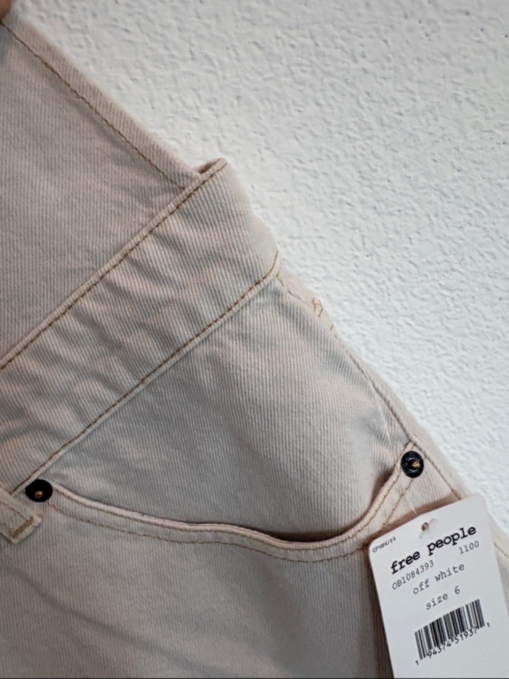 Free People Front Zip Overalls NWT Size 6 - Picture 11 of 11